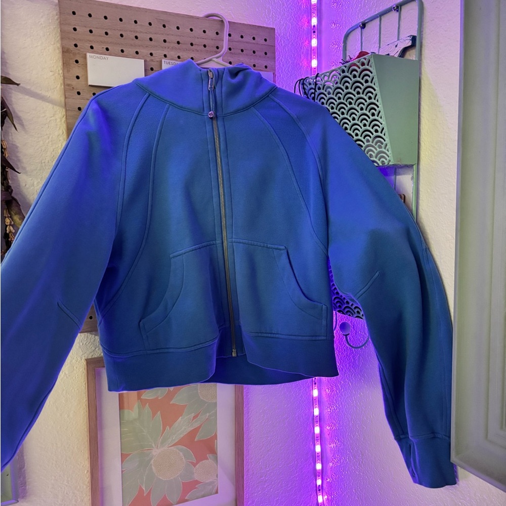 lululemon Scuba Oversized Full-Zip Hoodie Blue Nile